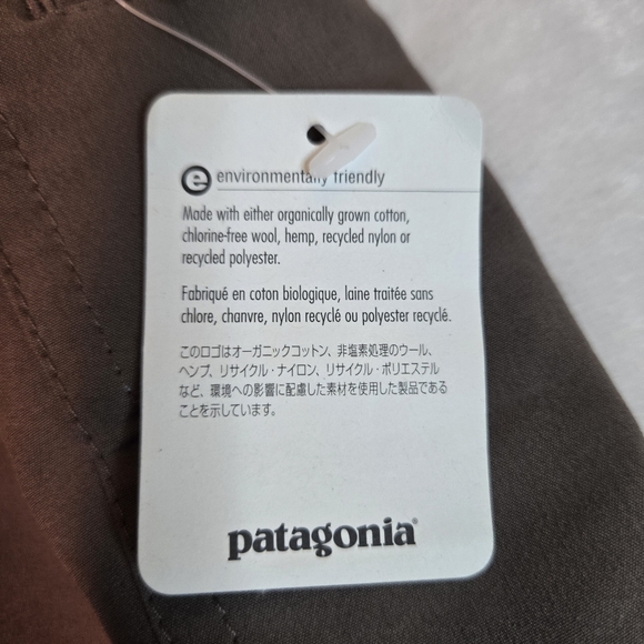 Patagonia Women's Girona Board Brown Shorts Size12 Low Rise Regular Fit New Tags - Picture 4 of 5